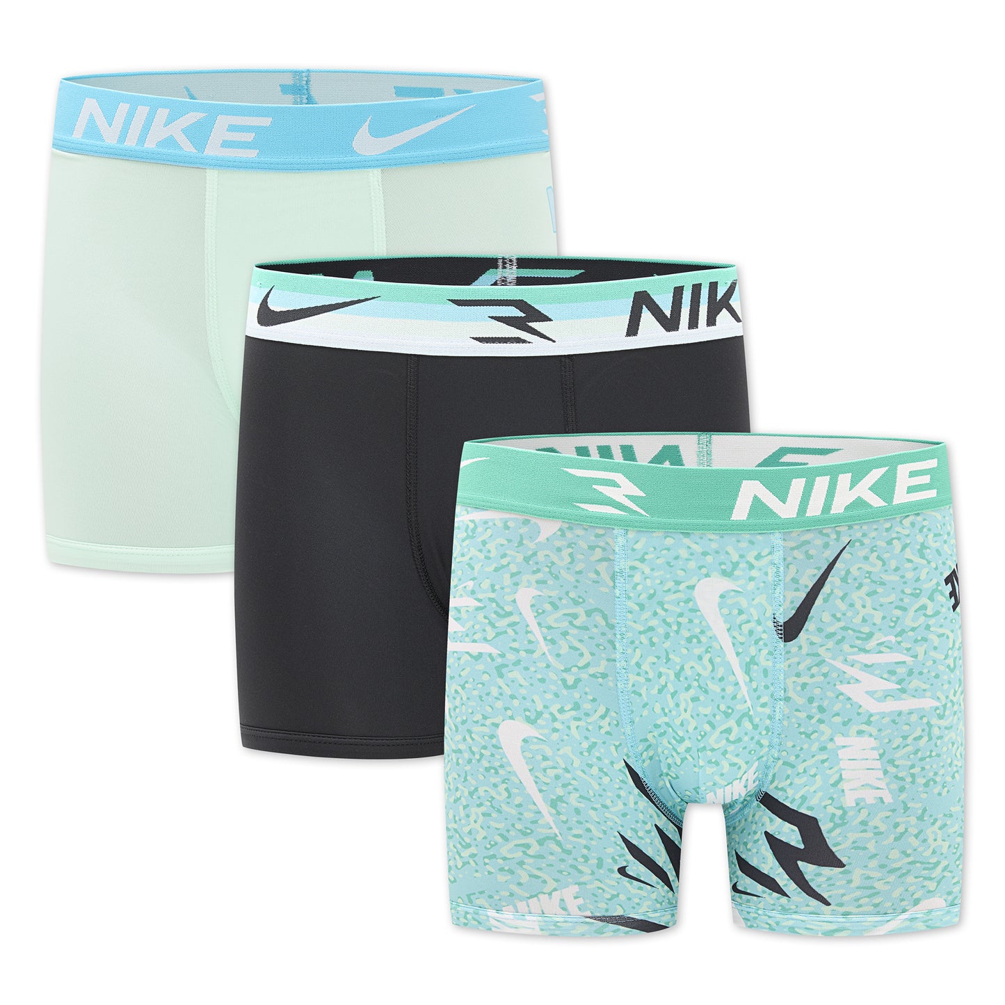 Big Kids' Dri-FIT Logo Toss Boxer Briefs (3 Pairs)