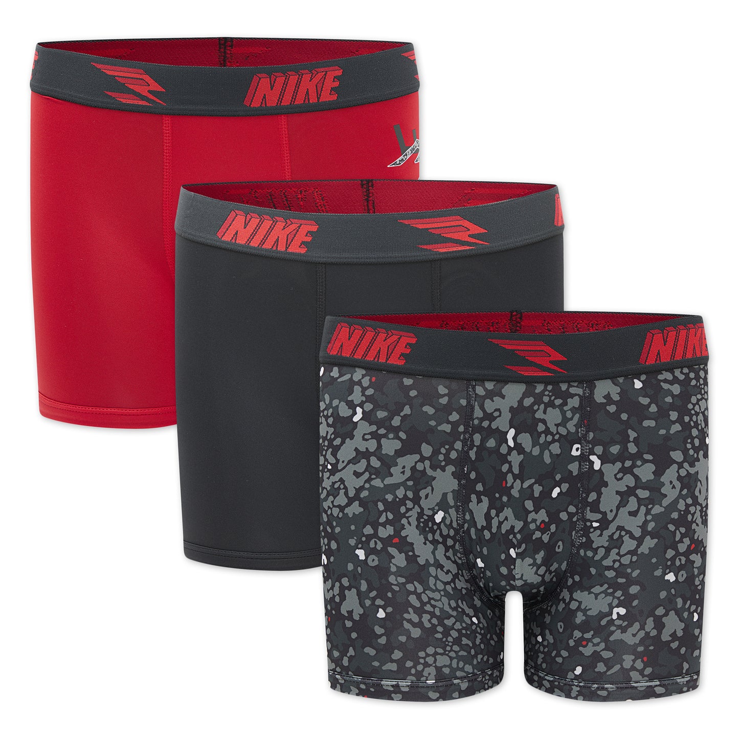 Big Kids' Dri-FIT Glitch Boxer Briefs (3 Pairs)
