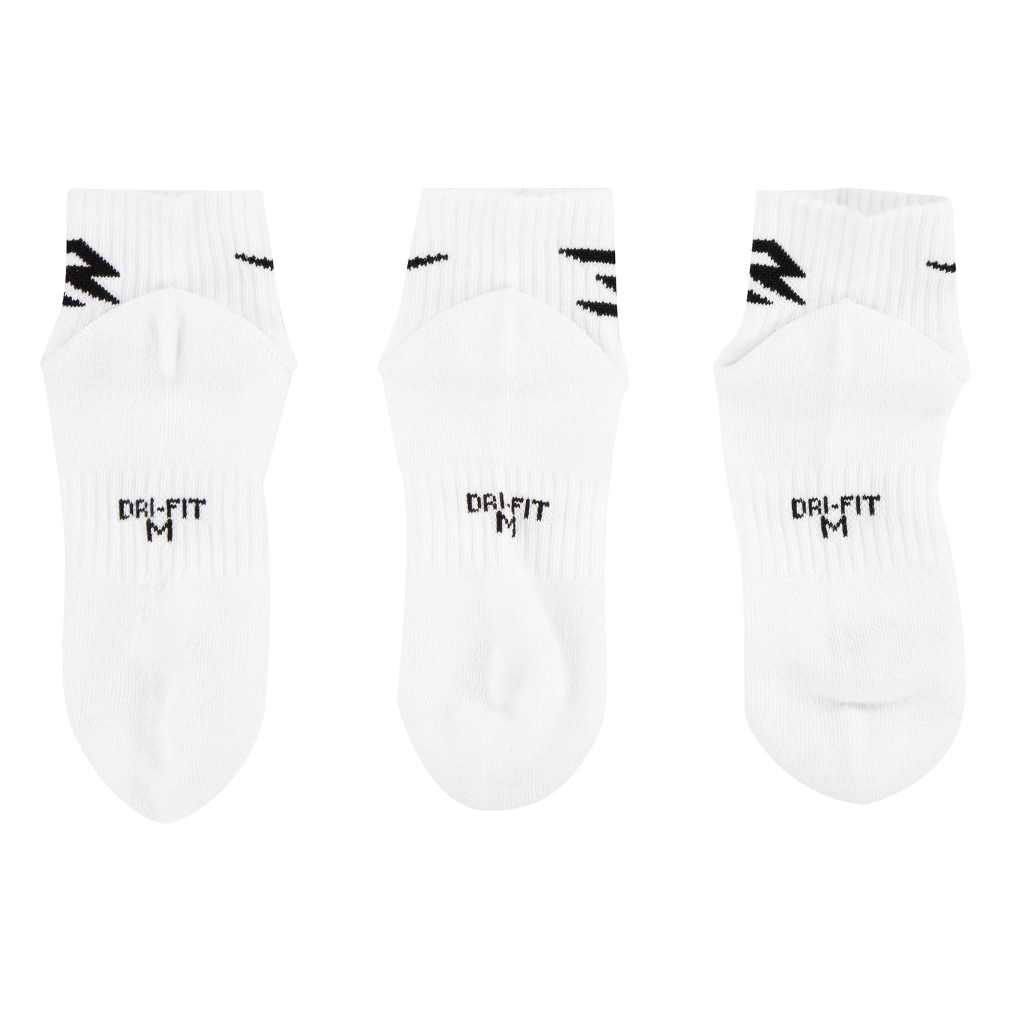 Kids' Dri-FIT Core Ankle Socks (6 Pairs) | White