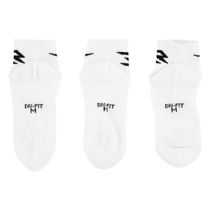 Kids' Dri-FIT Core Ankle Socks (6 Pairs) | White