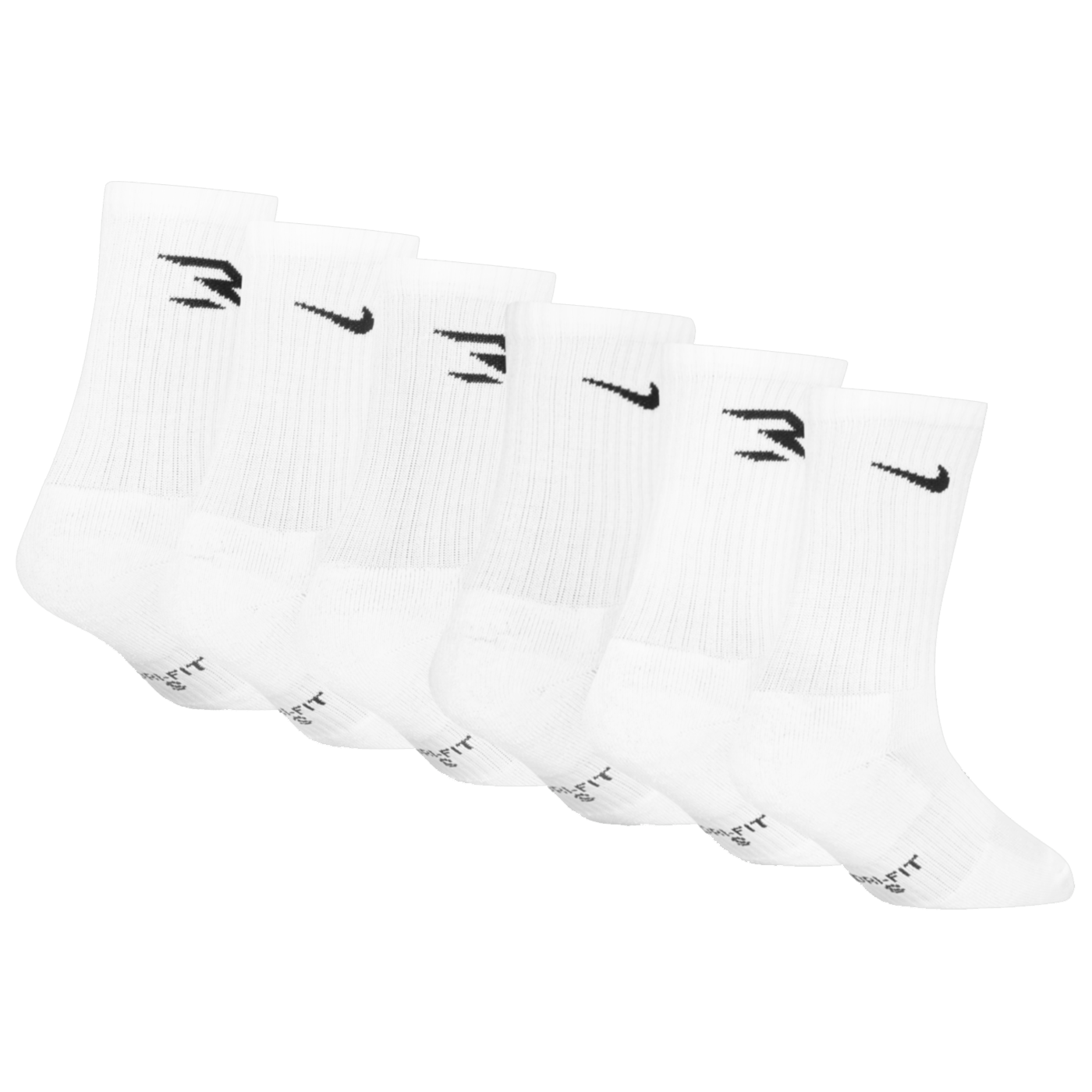 Dri-FIT Crew Socks | White