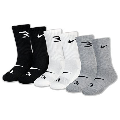 Dri-FIT Crew Socks Multi – 3BRAND1