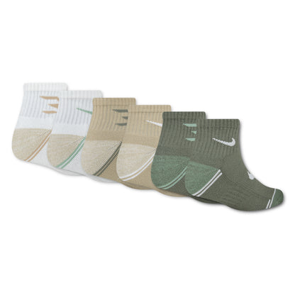 Kids' Heathered Ankle Socks (6 Pairs) | Sail