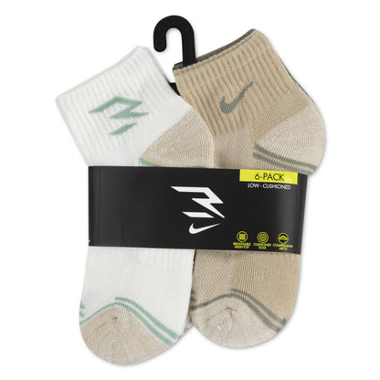 Kids' Heathered Ankle Socks (6 Pairs) | Sail