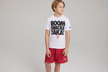 Big Kids' Boom T-Shirt | White